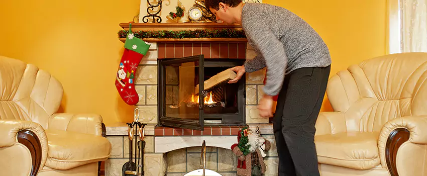 Gas to Wood-Burning Fireplace Conversion Services in St. Charles, Illinois