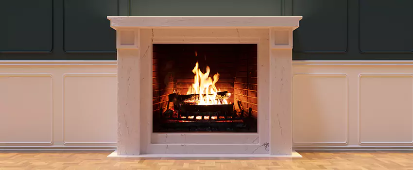 Open Flame Wood-Burning Fireplace Installation Services in St. Charles, Illinois