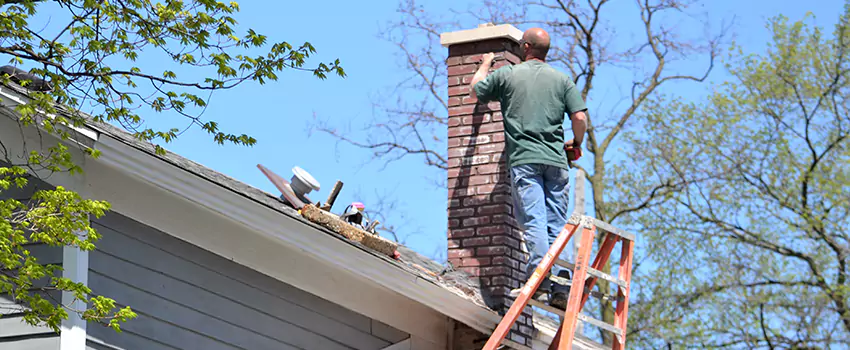 Vinyl and PVC Chimney Flashing Installation in St. Charles, IL