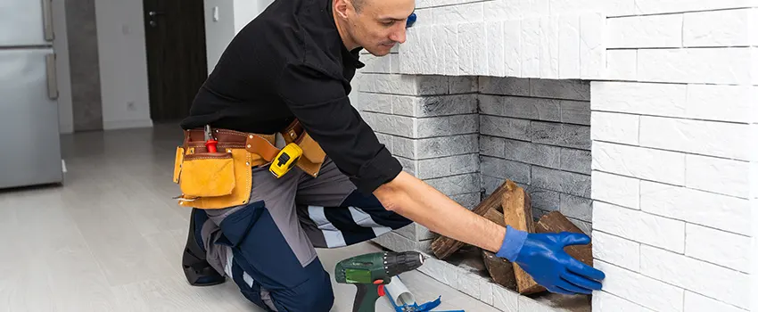 Fireplace Damaged Damper Frame Repair Services in St. Charles, Illinois