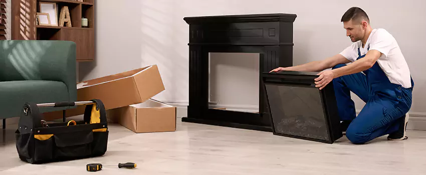 Old Rusted Metal Fireplace Repair And Replacement in St. Charles, IL