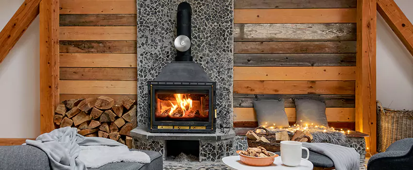 Thelin Hearth Products Direct Vent Gas Stove Fireplace Inspection in St. Charles, Illinois